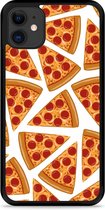 iPhone 11 Hardcase hoesje Pizza Party - Designed by Cazy