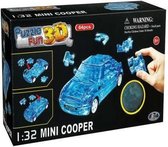 Mini Cooper, transp. blauw