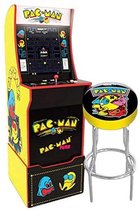 Pacman with License Riser Light Up Marquee and Stool