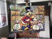 Alex L.- Donald Duck- Handgeschilderd(100%)-Canvasdoek op houten frame-60x80cm