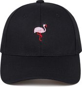 Stijlvolle Zomerpet - Premium Pet Flamingo- petje zwart