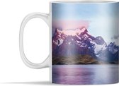 Mok - Pehoe meer - Bergen - Roze - 350 ml - Beker