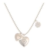 Lora di Lora Ketting Jezebel Printemps. Korte ketting, in lengte verstelbaar voor female 925 Sterling Zilver 36 cm + 5 cm