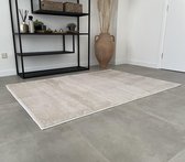 Fluweel vloerkleed hoogpolig - Beige 120x180 - Antislip