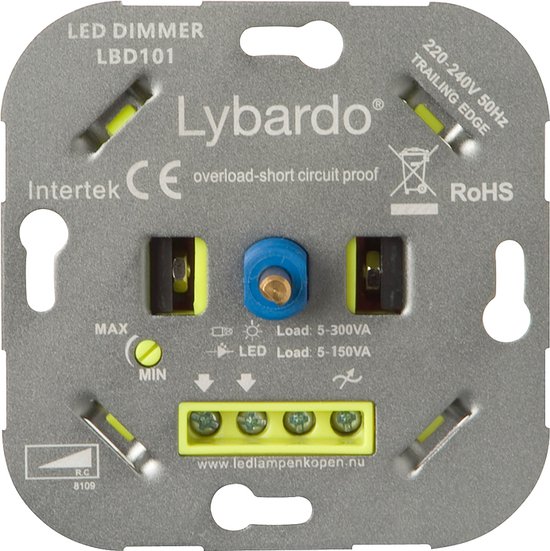 LED dimmer - 5-150W - Universeel - Inbouw | bol.com