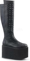 Demonia Plateau Laarzen -38 Shoes- ROT-13 US 8 Zwart