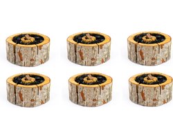 4 Stuks BBQ aansteker - Firestarter maat XL 24x24cm - Ecologische wegwerp barbecue / Milieuvriendelijke wegwerp bbq - eenmalig gebruik