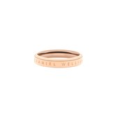 Daniel Wellington Classic Dames en heren Ring Staal - Roségoudkleurig - 17.75 mm / maat 56
