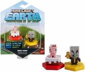 Minecraft - Boost Mini Figure 2-Pack - Pigging out Pig & Undying Evoker (GMD16)