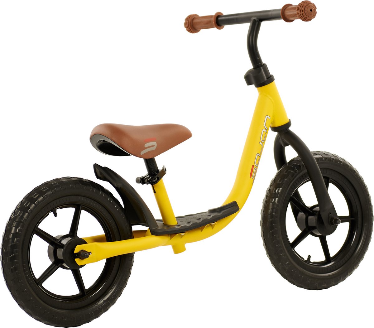 Sajan Loopfiets - Balance Bike - Jongens en Meisjes - Loopfiets 2 Jaar - Buitenspeelgoed - Mat-Oker — afbeelding 5