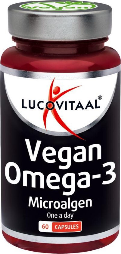 Lucovitaal Omega-3 microalgen vegan 60 Vegetarische capsules