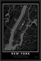 Poster Stad New York A4 - 21 x 30 cm (Exclusief Lijst)