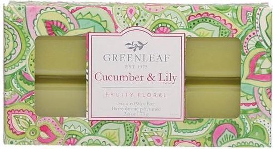 Greenleaf Wax Bar Cucumber & Lily