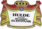 Kroonschild hulde aan het 40 jarig echtpaar