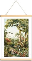 JUNIQE - Posterhanger Botanical Forest -30x45 /Grijs & Groen