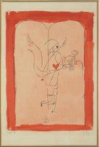 JUNIQE - Poster met kunststof lijst Klee - A Guardian Angel Serves a