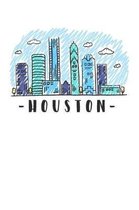 Houston: 6x9 Graph Paper Notebook, 120 pages