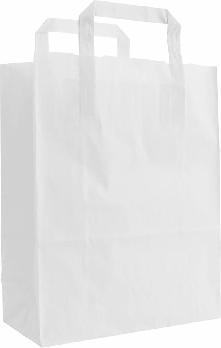 50x budget tassen wit S
