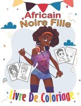 africain noire fille livre de coloriage