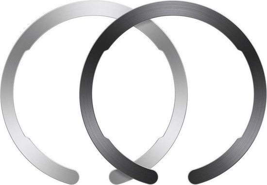 ESR HaloLock Universele Magnetische Ring voor MagSafe Zwart en Zilver