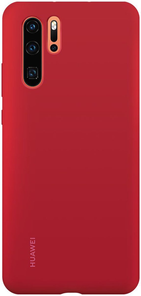 Huawei silicon case - Red - for Huawei P30 Pro