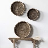 Rotan mand rond - Middel