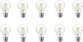 LED Lamp 10 Pack - Filament - E27 Fitting - 8W - Natuurlijk Wit 4200K