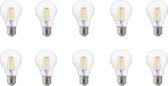 LED Lamp 10 Pack - Filament - E27 Fitting - 8W - Warm Wit 2700K