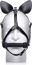 Dark Horse Pony Head Harness with Silicone Bit - Black