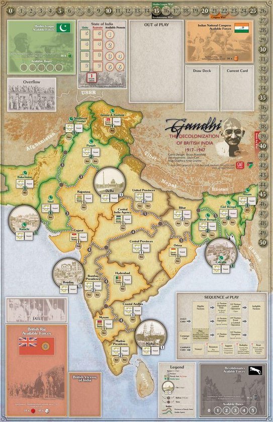 Thumbnail van een extra afbeelding van het spel Gandhi: The Decolonization of British India, 1917 – 1947