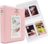 64 zakken naamkaartstukken voor Fujifilm Instax Mini 8 / 7s / 70/25 / 50s / 90 (roze)