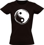 Ying Yang Dames t-shirt | china | energie | Zwart