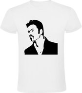 George Michael Heren t-shirt | Wit