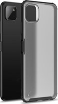 Samsung Galaxy A22 5G Hoesje - Mobigear - Shockproof Serie - Hard Kunststof Backcover - Zwart - Hoesje Geschikt Voor Samsung Galaxy A22 5G