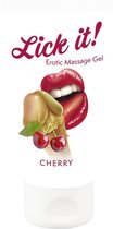 LICK IT Massage gel Cherry 100ml