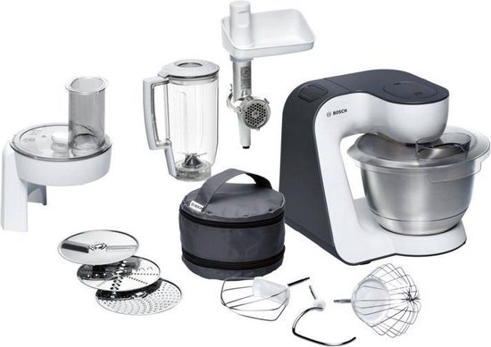 Bosch MUM50131 keukenmachine 800 W Antraciet, Wit