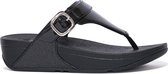 FitFlop™ Lulu Adj Toe Post - Patent Glitter All Black - Maat 39