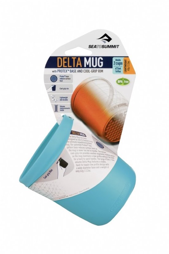 Sea To Summit Delta Mok Campingservies Kunststof Blauw van Sea to Summit — afbeelding 3