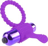 Vibrating Silicone Super Ring - Purple - Cock Rings -