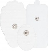 Replacement Pads - White - Bondage Toys - Electric Stim Device
