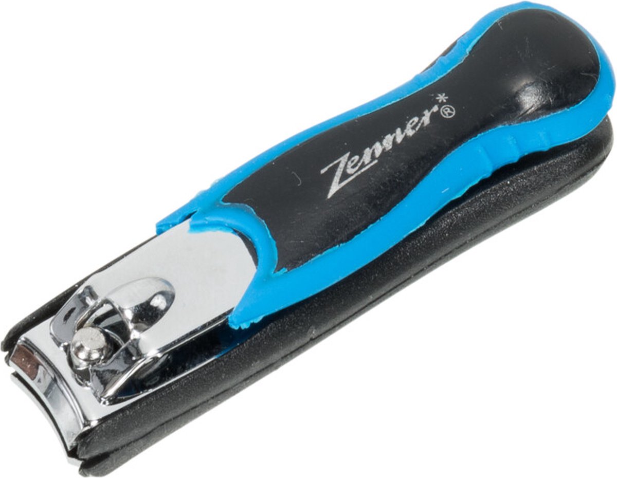 Goedkoopste Zenner Nagelknipper softgrip blauw 1 Stuk