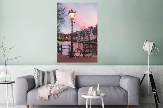Affiche Amsterdam au crépuscule - 120x180 cm XXL