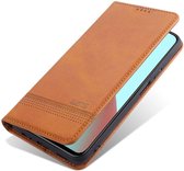 Xiaomi Redmi Note 10 / 10S Hoesje Portemonnee Book Case Bruin