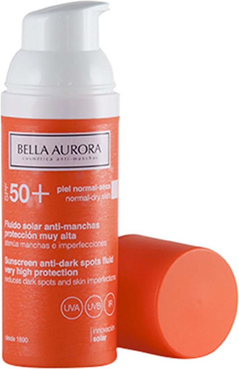 Goedkoopste Anti Bruine vlekken Zonnebrandlotion Spf 50 Bella Aurora 3076