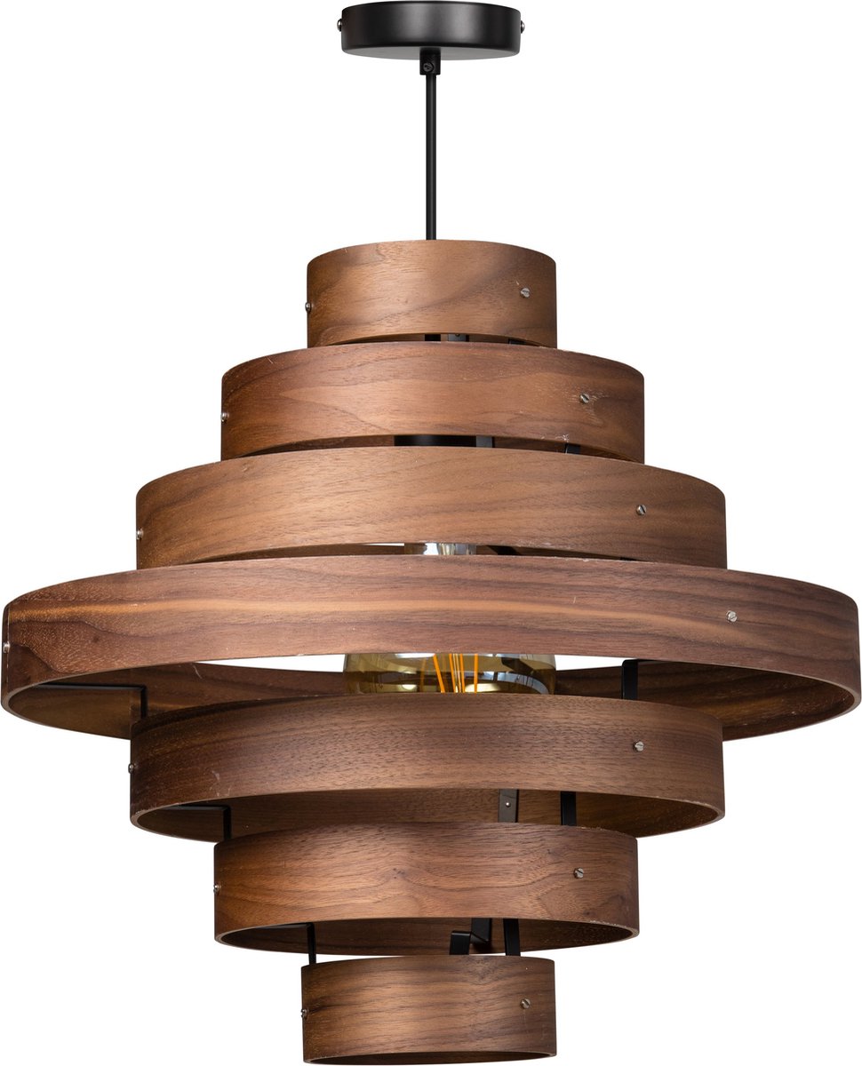 ETH HL Helix - Hanglamp - 1 lichts - Ø 500 mm - bruin