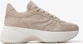 VIA VAI Naja Cloud Sneakers - Suede - Beige - Maat 42