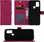 Motorola Moto G30 / G20 / G10 - Bookcase Roze - portemonee hoesje