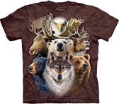 T-shirt Northern Wildlife Collage L