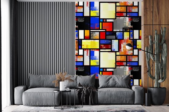 Papier peint - Papier peint photo - Mondrian - Oude Meesters - Largeur 160 cm x Hauteur 240 cm
