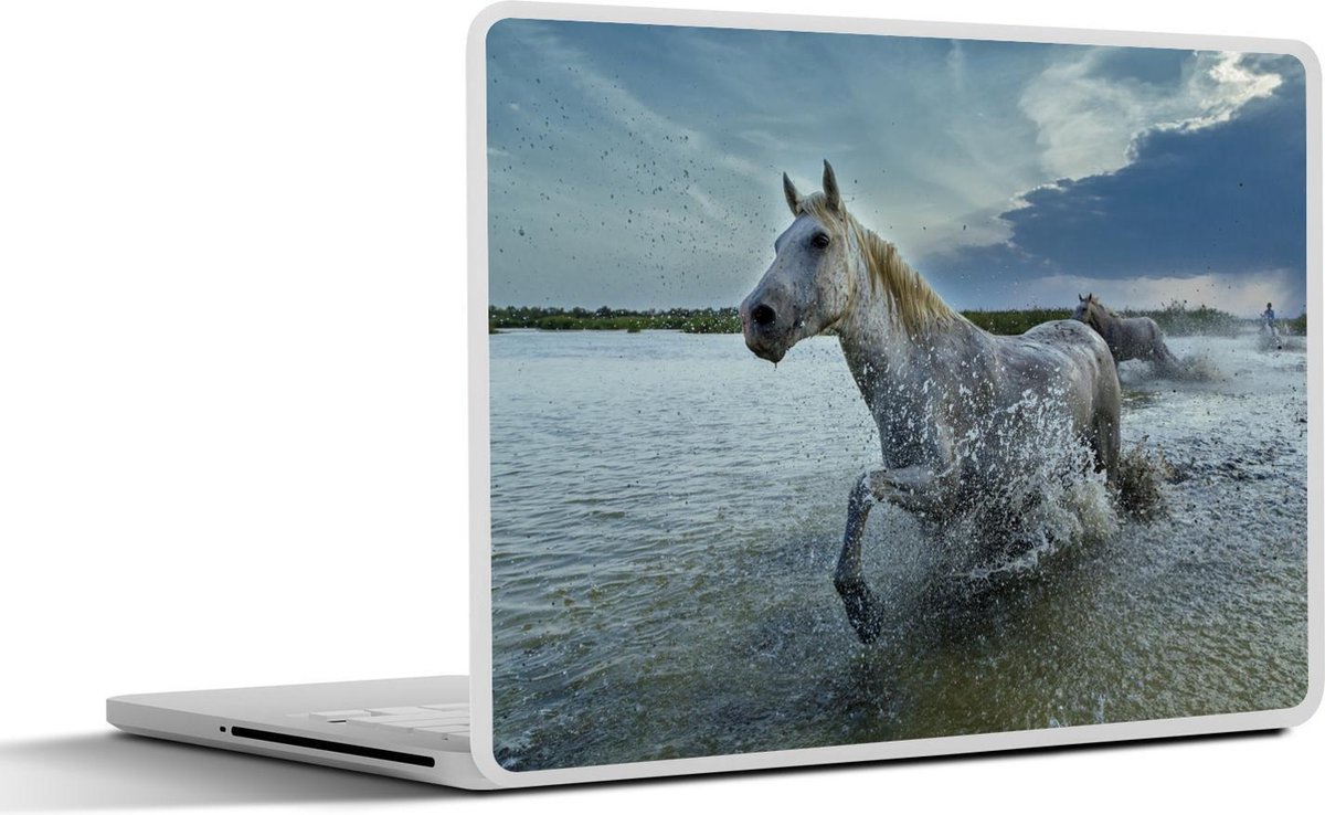 Afbeelding van product SleevesAndCases  Laptop sticker - 15.6 inch - Paard - Water - Druppel